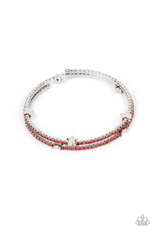 Paparazzi Let Freedom BLING - Red Bracelet
