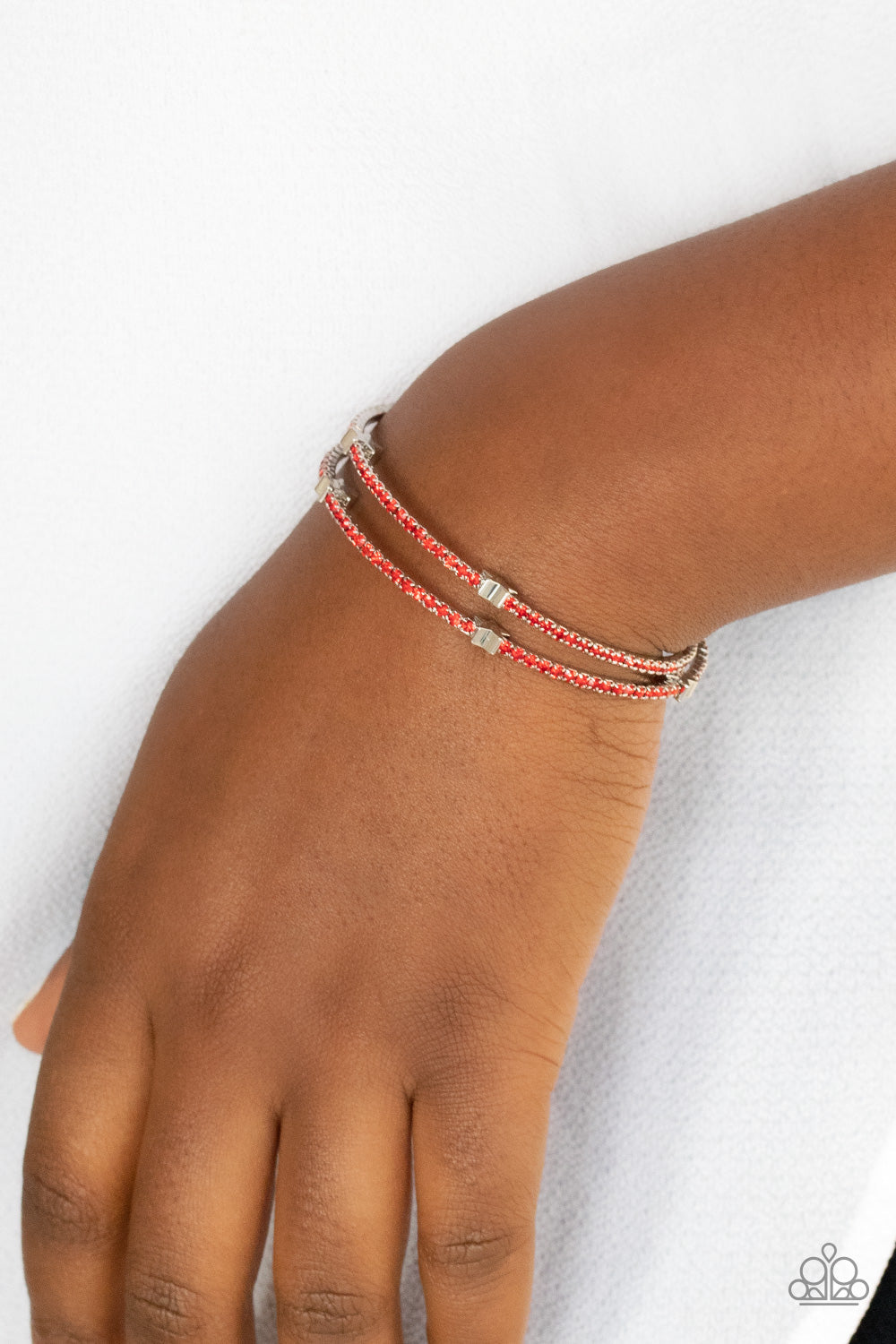 Paparazzi Let Freedom BLING - Red Bracelet - Pusher P