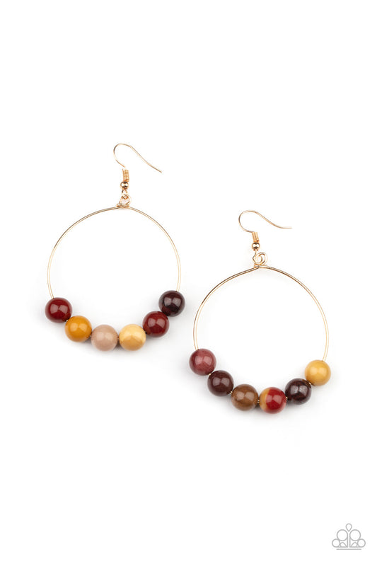 Paparazzi Let It Slide - Multi Earrings - Pusher P