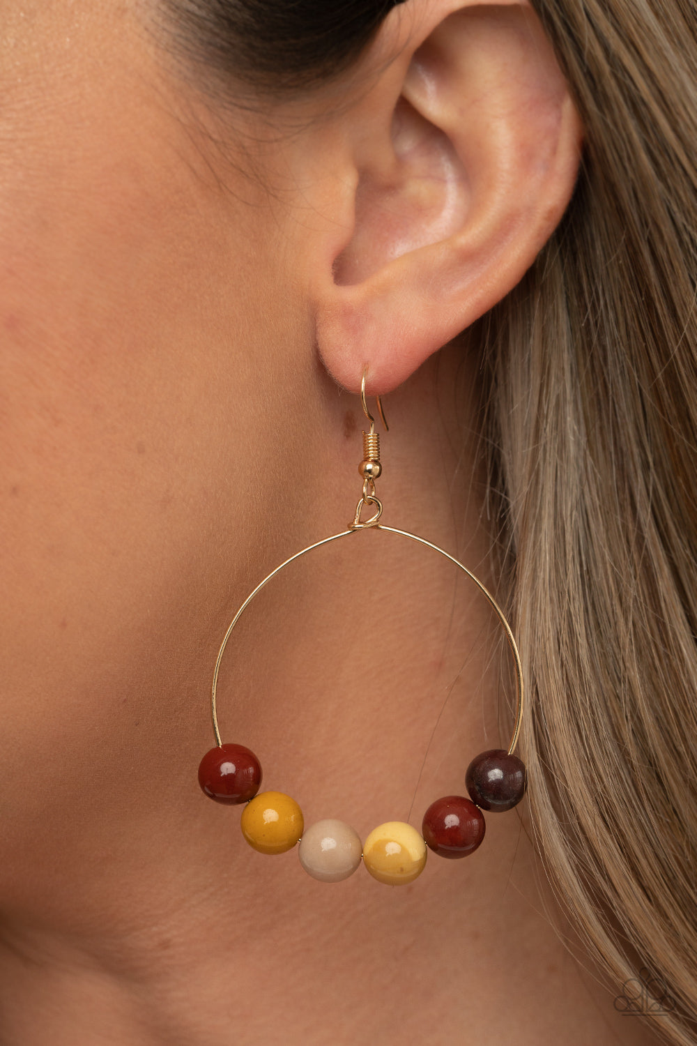 Paparazzi Let It Slide - Multi Earrings - Pusher P