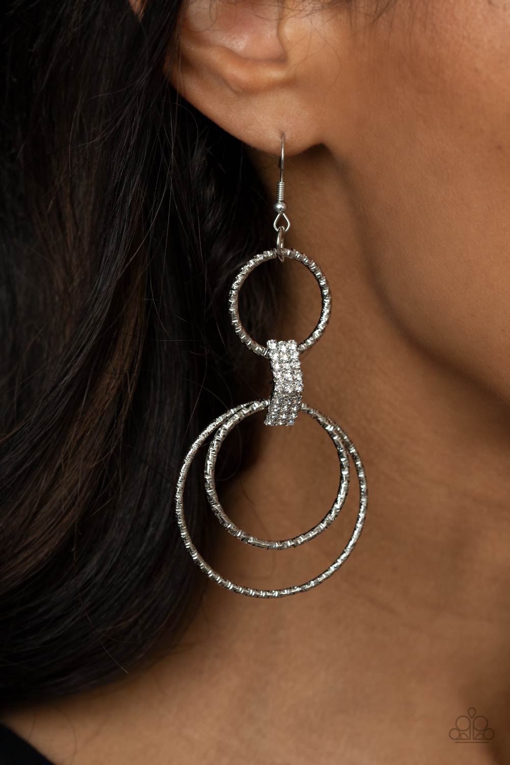 Paparazzi Getting Hitched - White Earrings - Pusher P