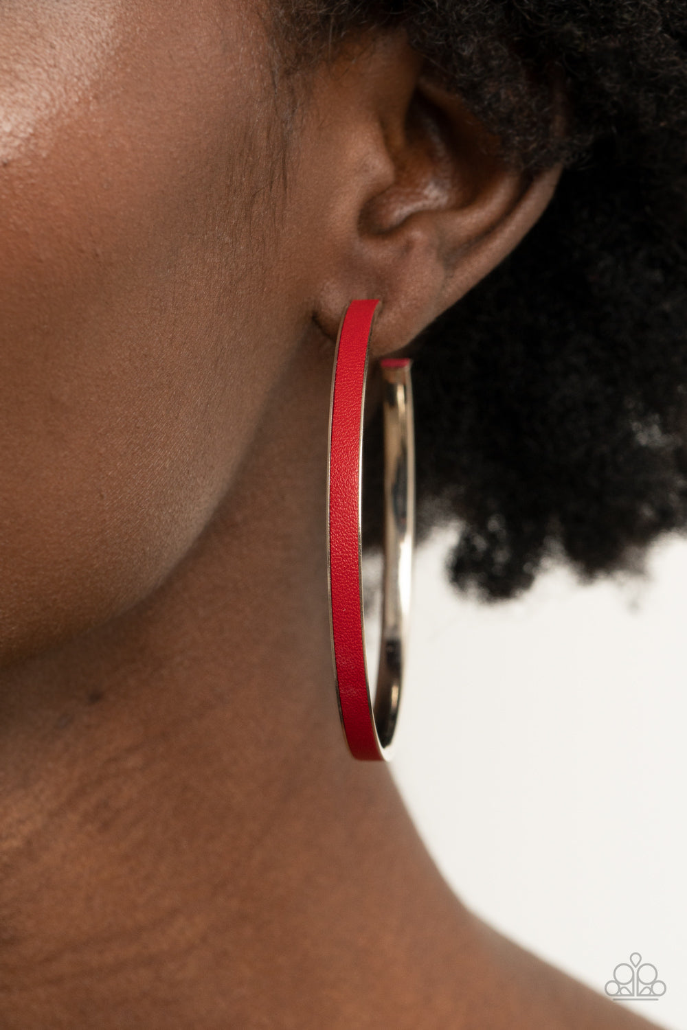 Paparazzi Fearless Flavor - Red Earrings - Pusher P