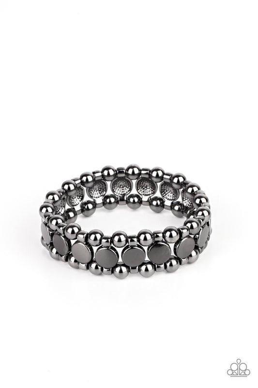 Paparazzi Metro Magnetism - Black Bracelet - Pusher P