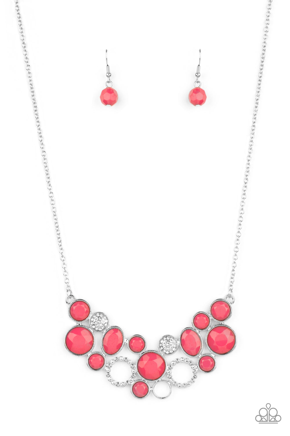Paparazzi Extra Eloquent - Pink Necklace - Pusher P