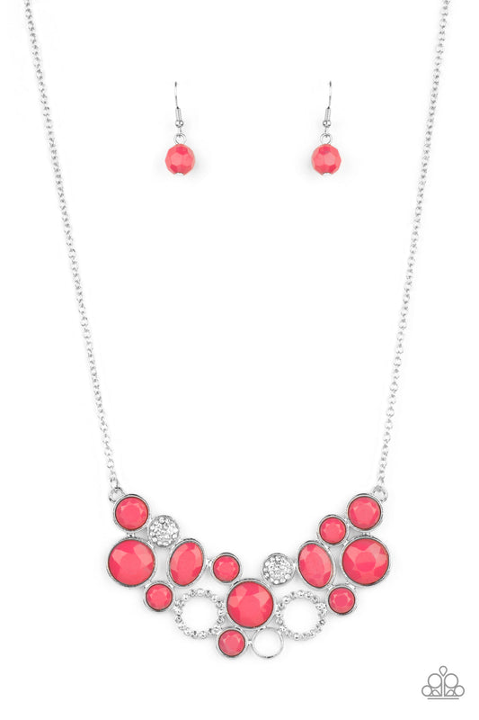 Paparazzi Extra Eloquent - Pink Necklace - Pusher P