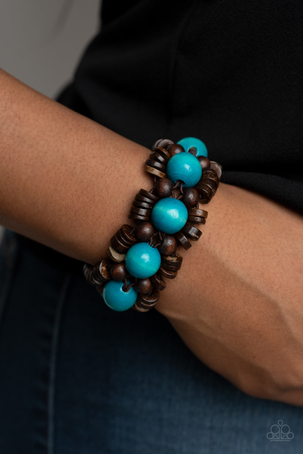 Paparazzi Tropical Temptations - Blue Bracelet - Pusher P
