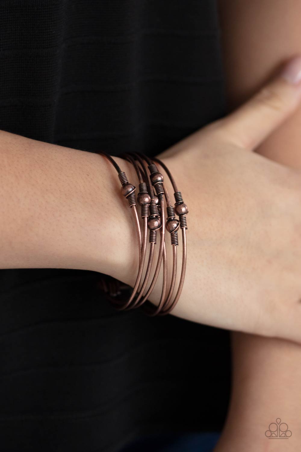 Paparazzi Industrial Intricacies - Copper Bracelet - Pusher P