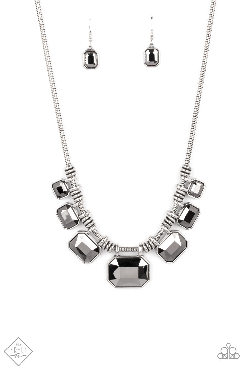 Paparazzi Urban Extravagance - Silver Necklace - Pusher P