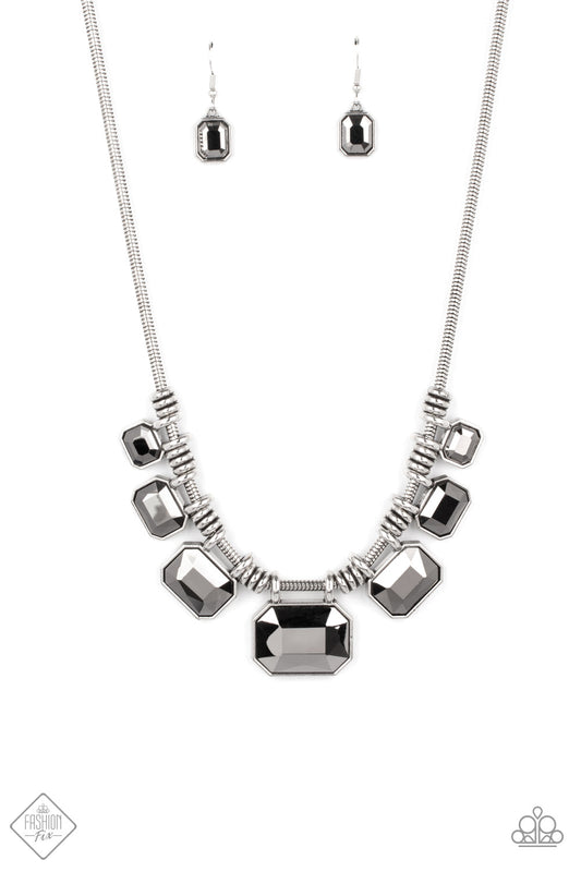 Paparazzi Urban Extravagance - Silver Necklace - Pusher P
