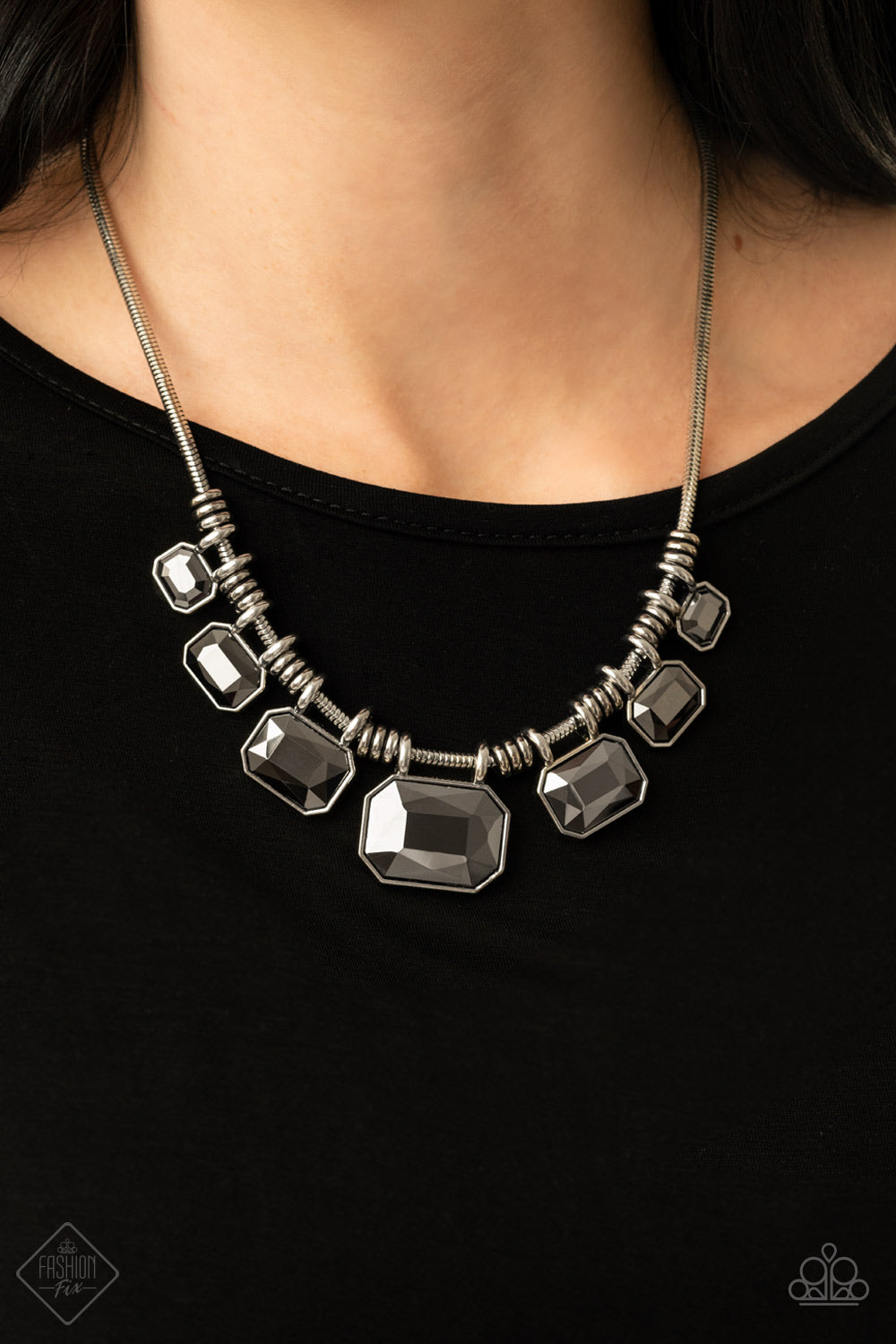 Paparazzi Urban Extravagance - Silver Necklace - Pusher P