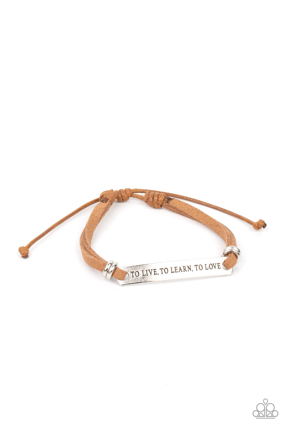 Paparazzi To Live, To Learn, To Love - Brown Bracelet - Pusher P