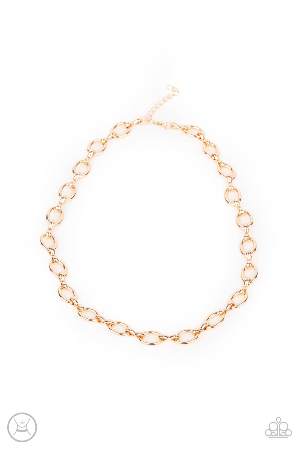 Paparazzi Craveable Couture - Gold Choker Necklace - Pusher P