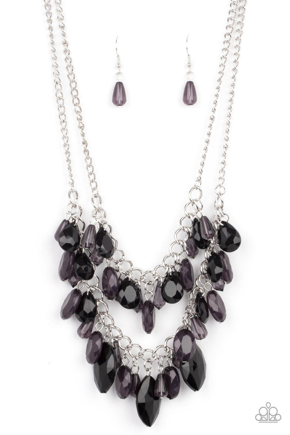 Paparazzi Midsummer Mixer - Black Necklace - Pusher P