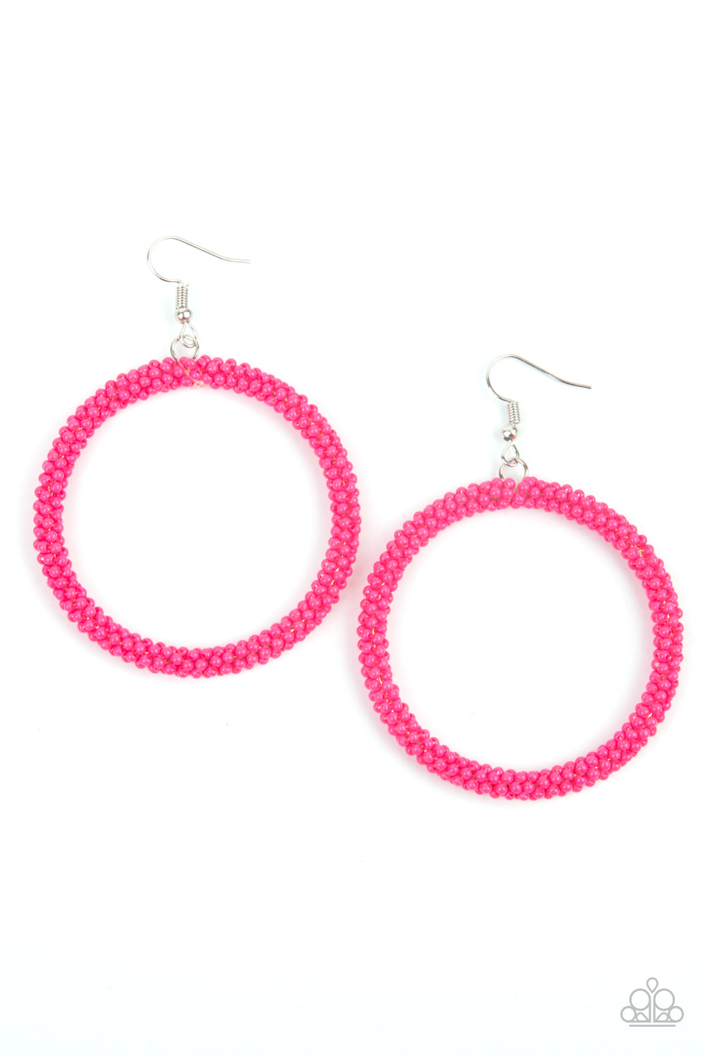 Paparazzi Beauty and the BEACH - Pink Earrings - Pusher P