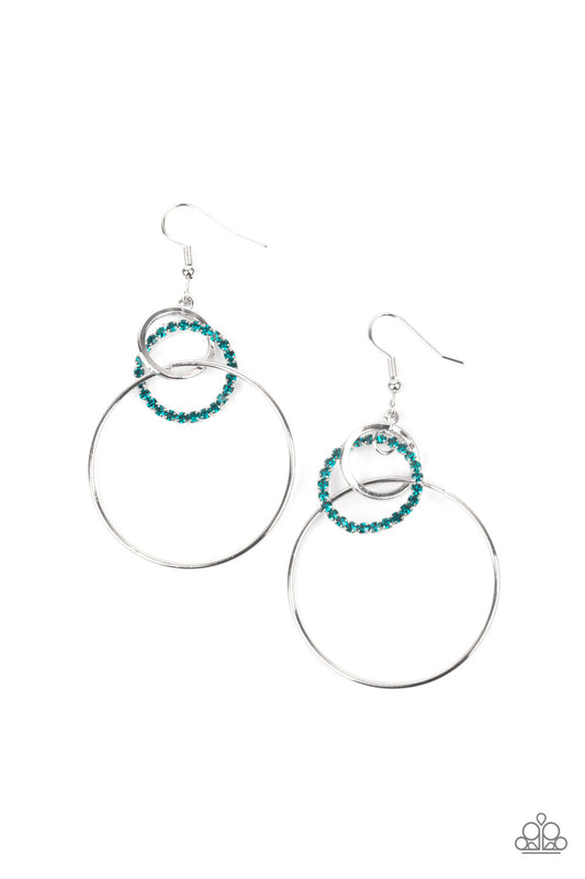 Paparazzi In An Orderly Fashion - Blue Earrings - Pusher P