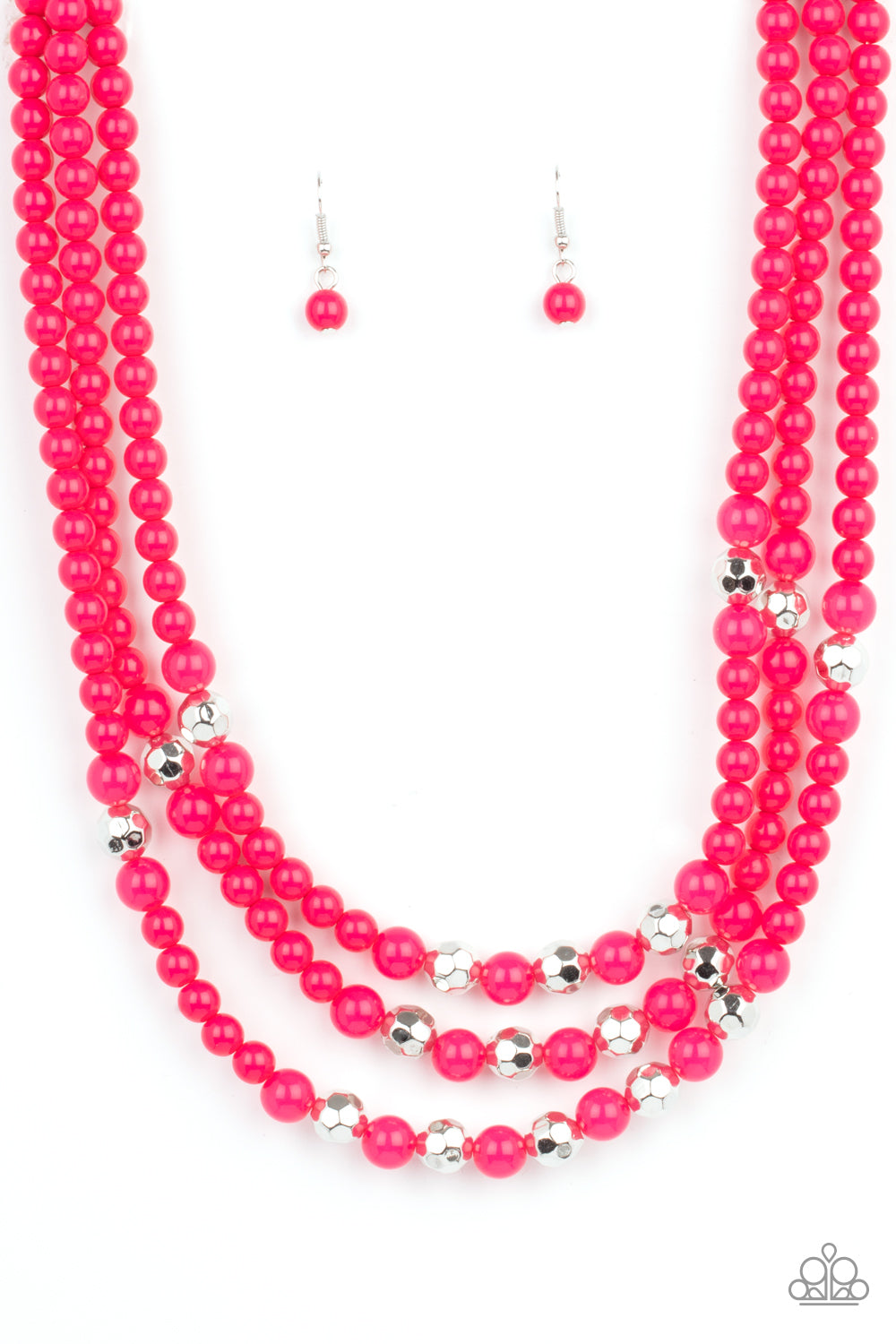 Paparazzi STAYCATION All I Ever Wanted - Pink Necklace - Pusher P