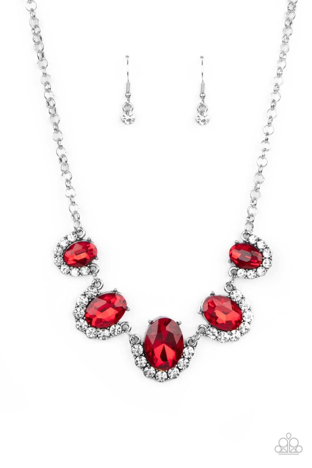 Paparazzi The Queen Demands It - Red Necklace - Pusher P