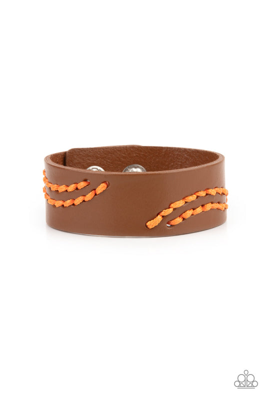 Paparazzi Harmonic Horizons - Orange Bracelet - Pusher P