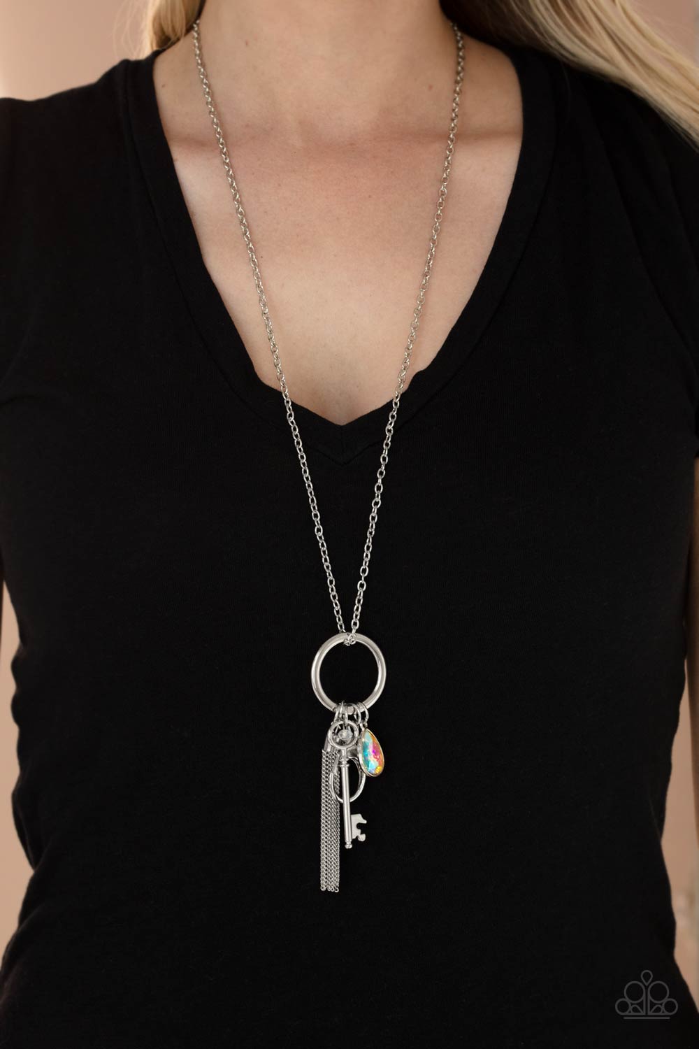 Paparazzi Unlock Your Sparkle - Multi Necklace - Pusher P