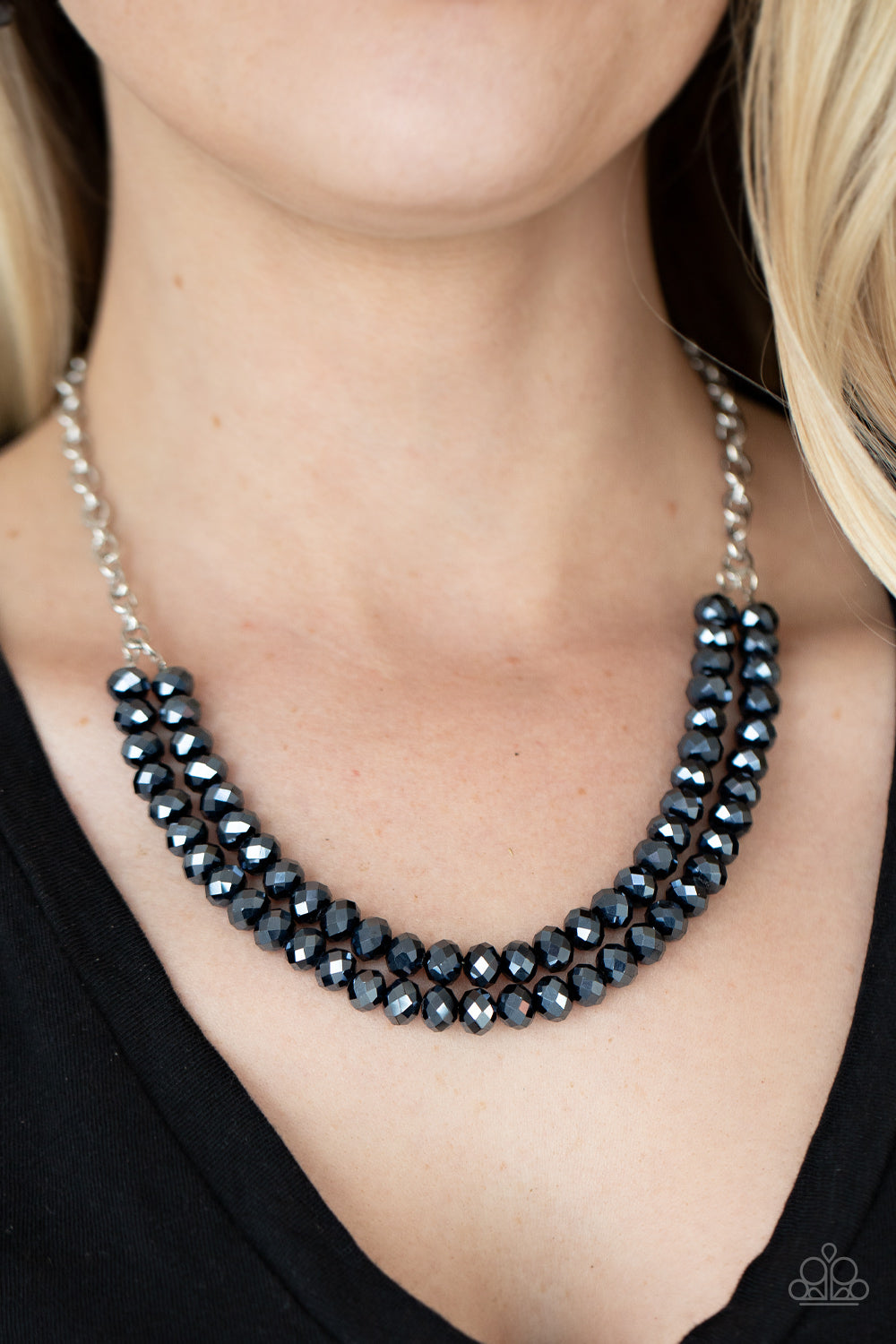 Paparazzi May The FIERCE Be With You - Blue Necklace - Pusher P