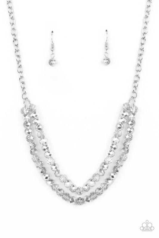 Paparazzi May The FIERCE Be With You - Silver Necklace - Pusher P