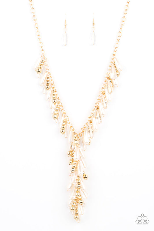 Paparazzi Dripping With DIVA-ttitude - Gold Necklace - Pusher P