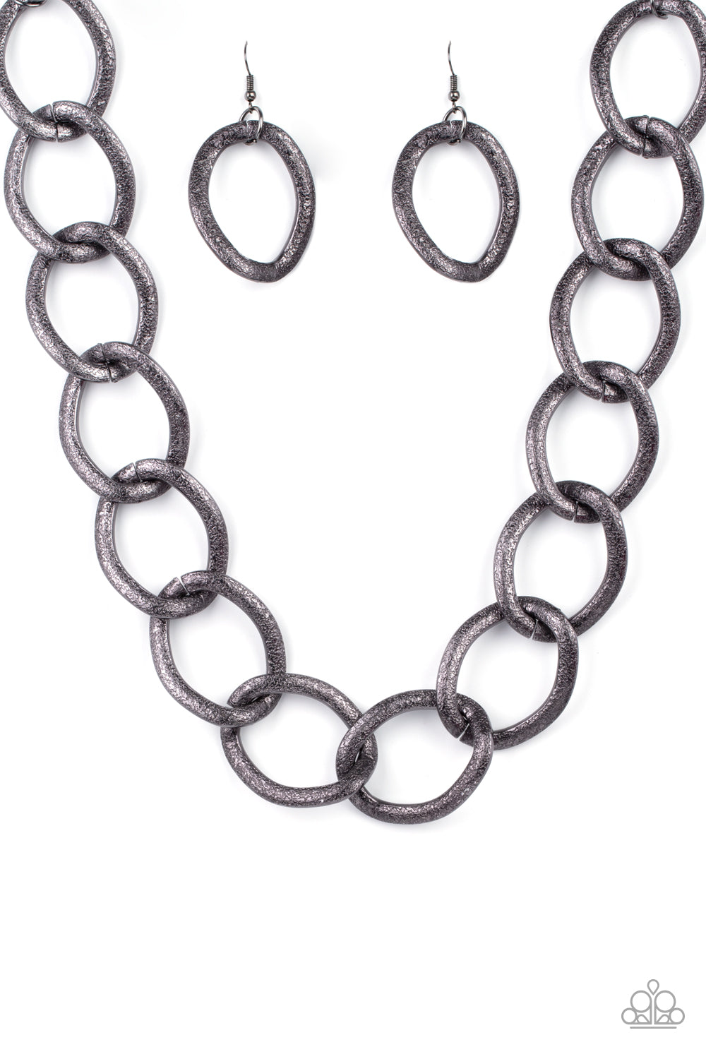 Paparazzi Industrial Intimidation - Black Necklace - Pusher P