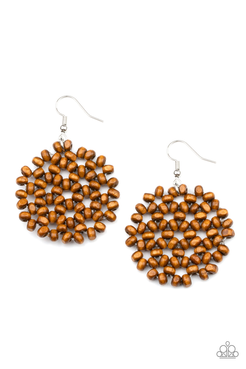 Paparazzi Summer Escapade - Brown Earrings - Pusher P