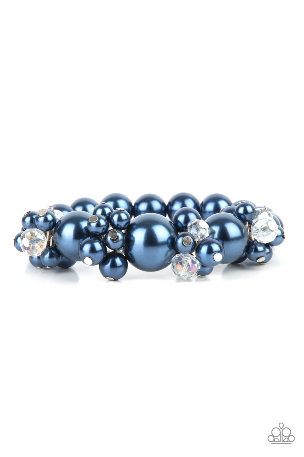 Paparazzi Upcycled Upscale - Blue Bracelet - Pusher P