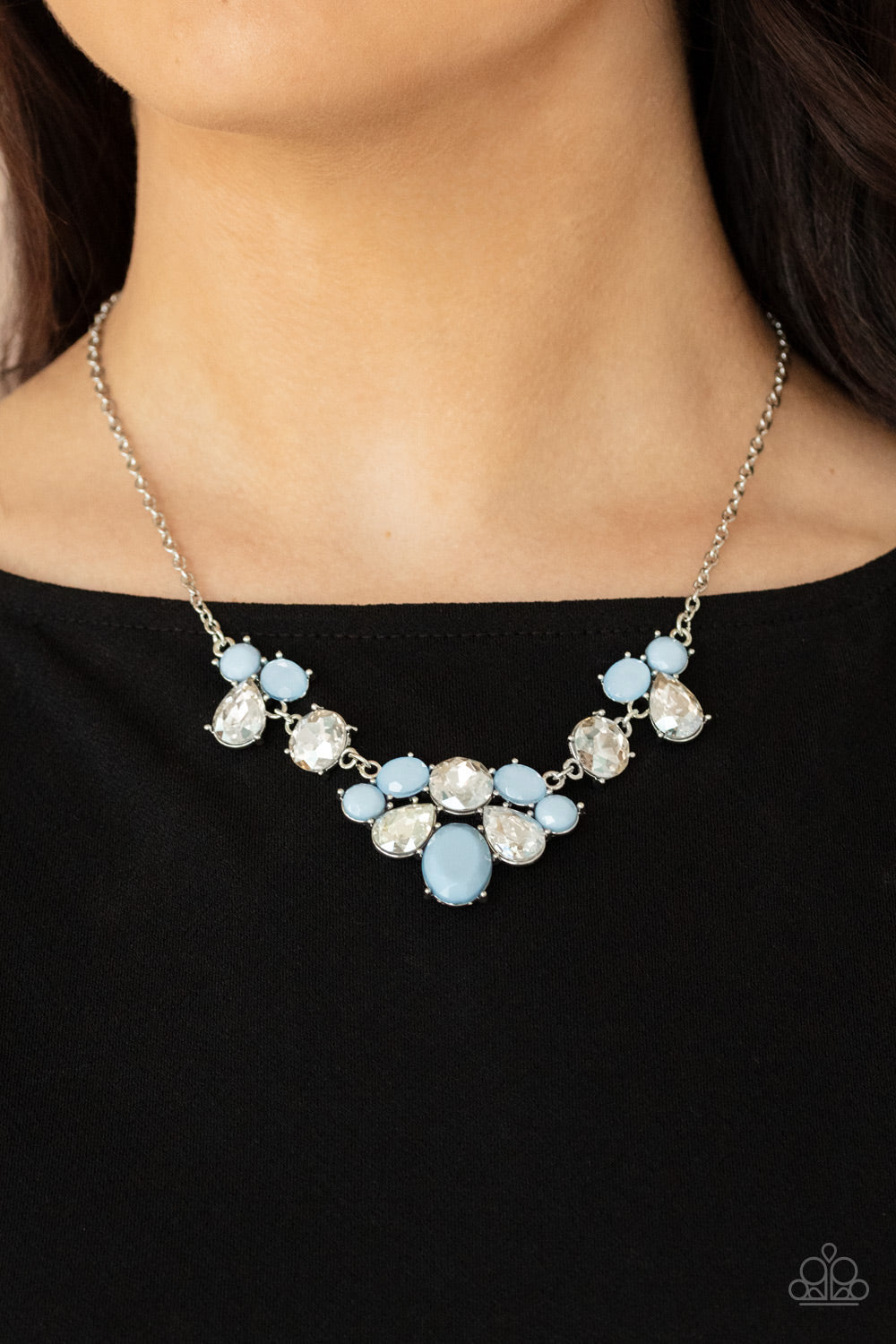 Paparazzi Ethereal Romance - Blue Necklace - Pusher P