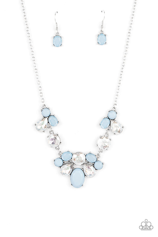 Paparazzi Ethereal Romance - Blue Necklace - Pusher P