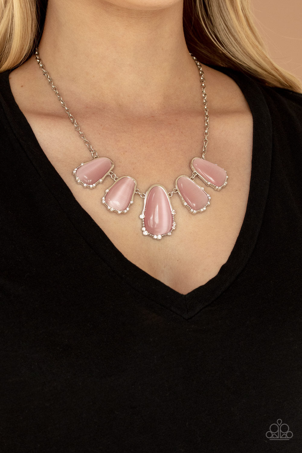 Paparazzi Newport Princess - Pink Necklace - Pusher P