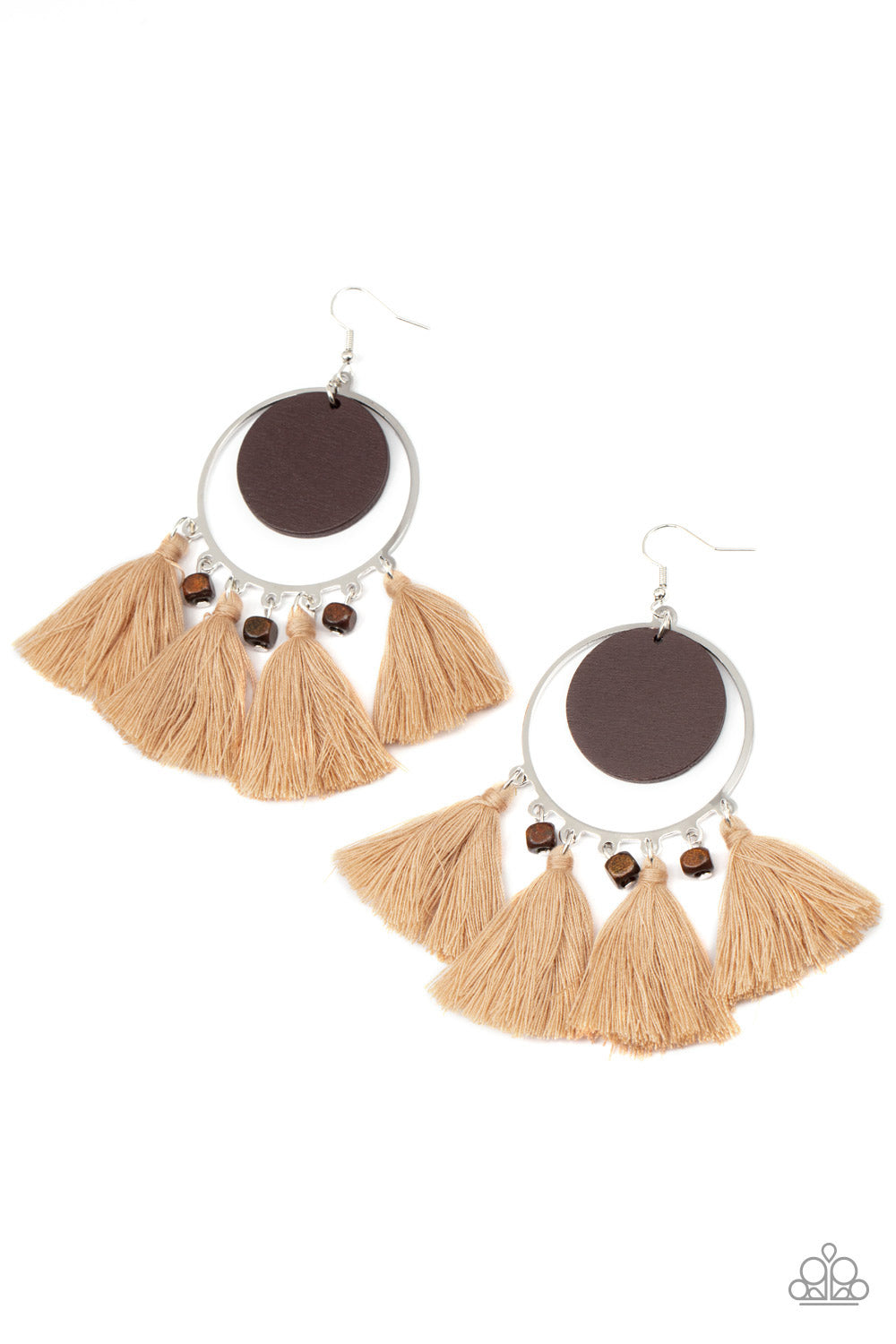 Paparazzi Yacht Bait - Brown Earrings - Pusher P