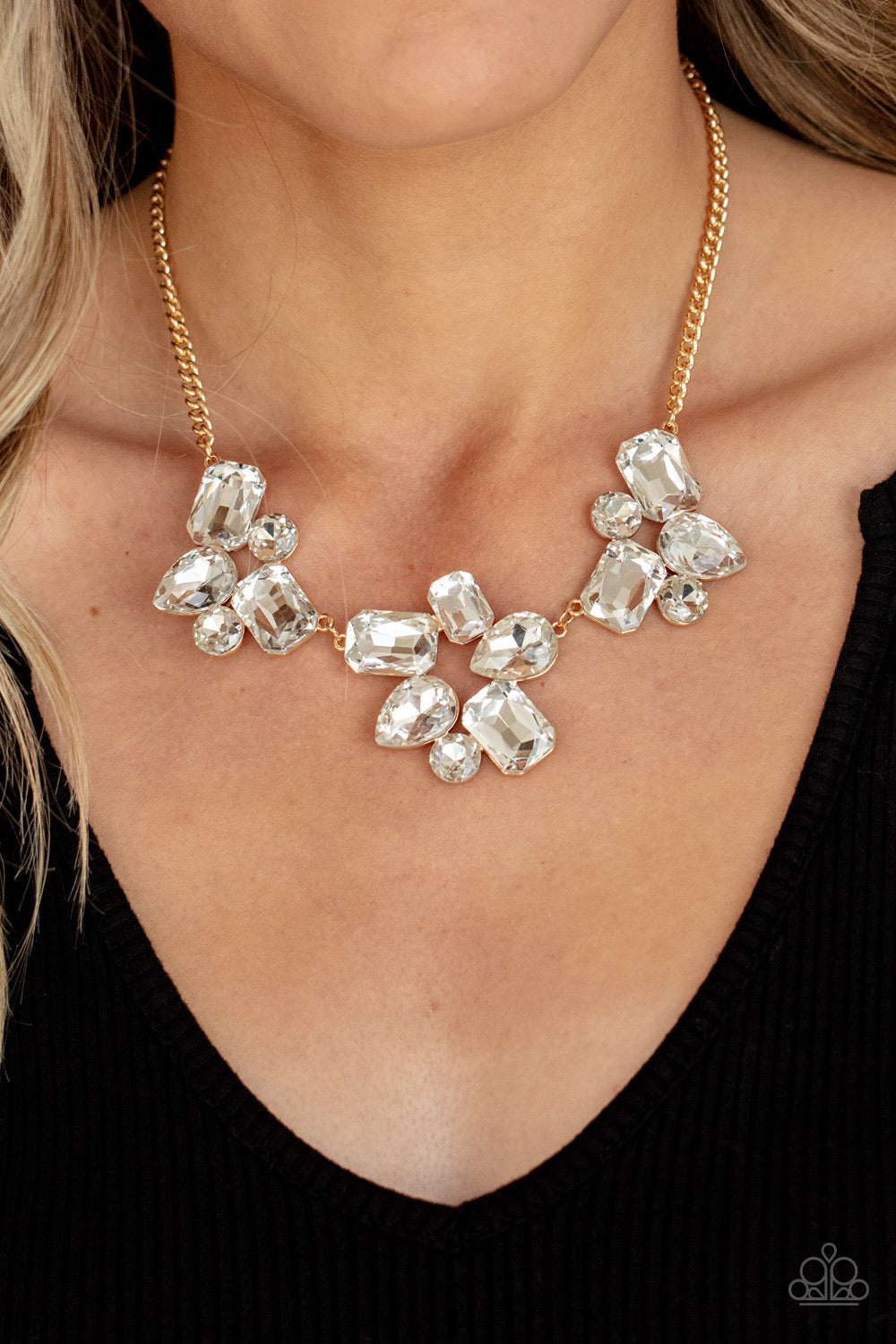 Paparazzi Galactic Goddess - Gold Necklace - Pusher P