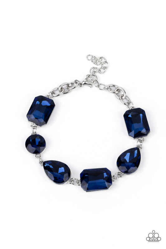 Paparazzi Cosmic Treasure Chest - Blue Bracelet - Pusher P