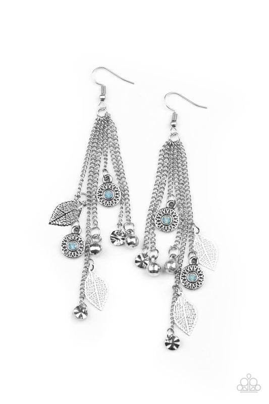 Paparazzi A Natural Charmer - Blue Earrings - Pusher P