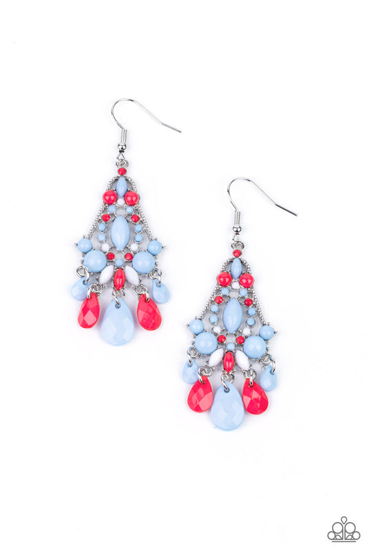 Paparazzi STAYCATION Home - Multi Earrings - Pusher P
