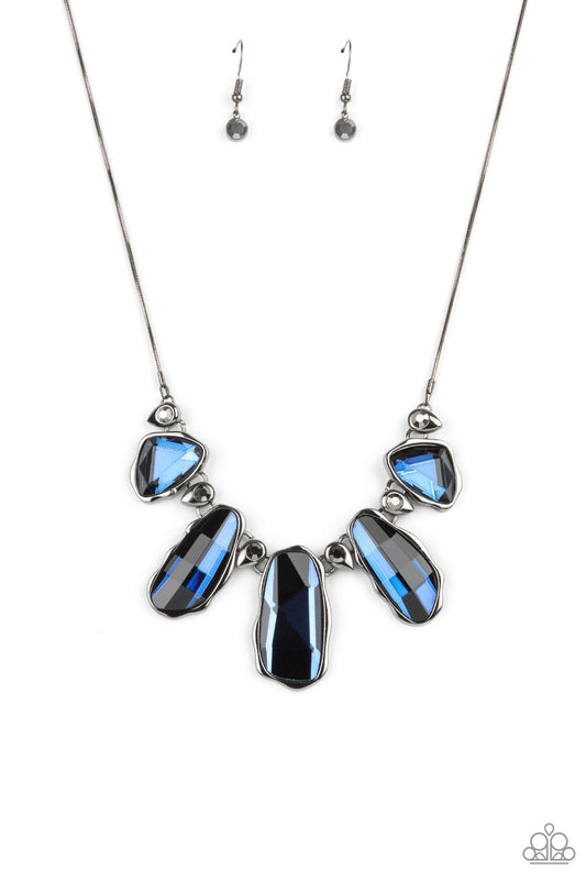 Paparazzi Cosmic Cocktail - Blue Necklace - Pusher P