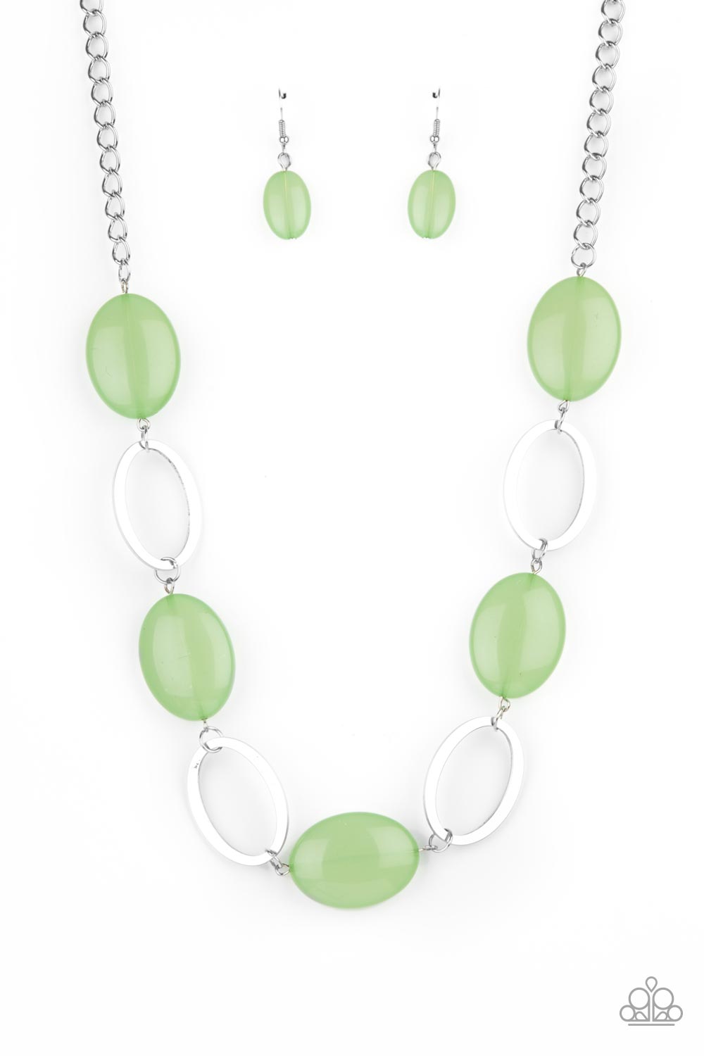 Paparazzi Beachside Boardwalk - Green Necklace - Pusher P