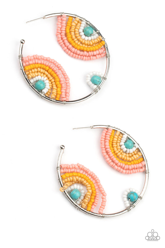 Paparazzi Rainbow Horizons - Multi Earrings - Pusher P