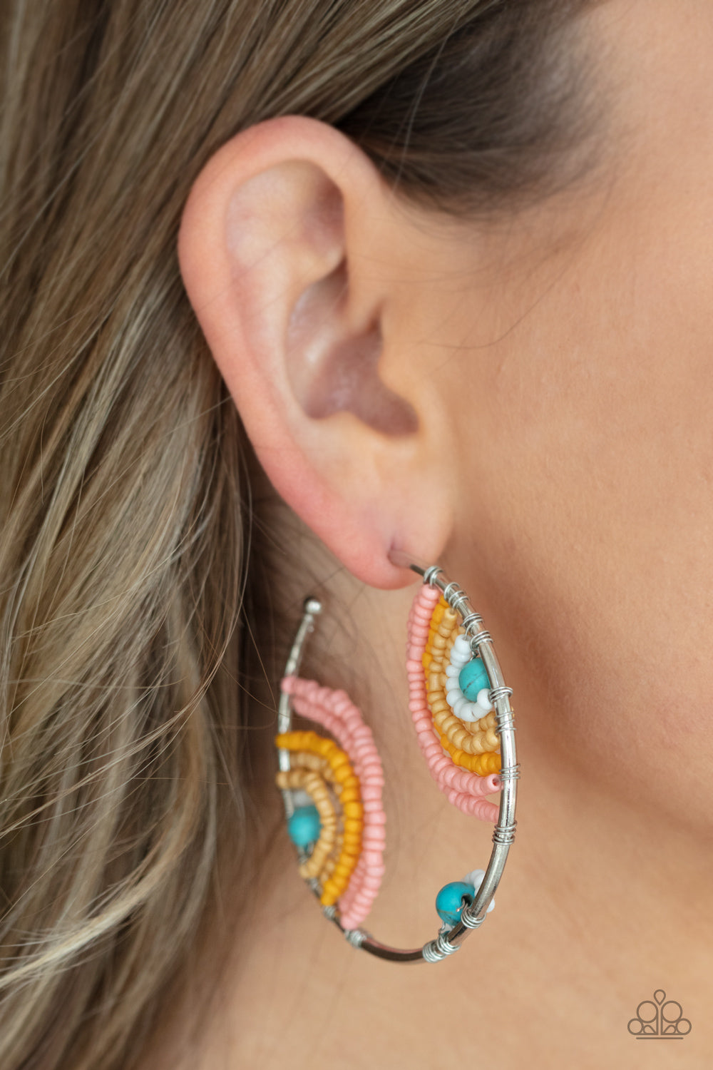 Paparazzi Rainbow Horizons - Multi Earrings - Pusher P