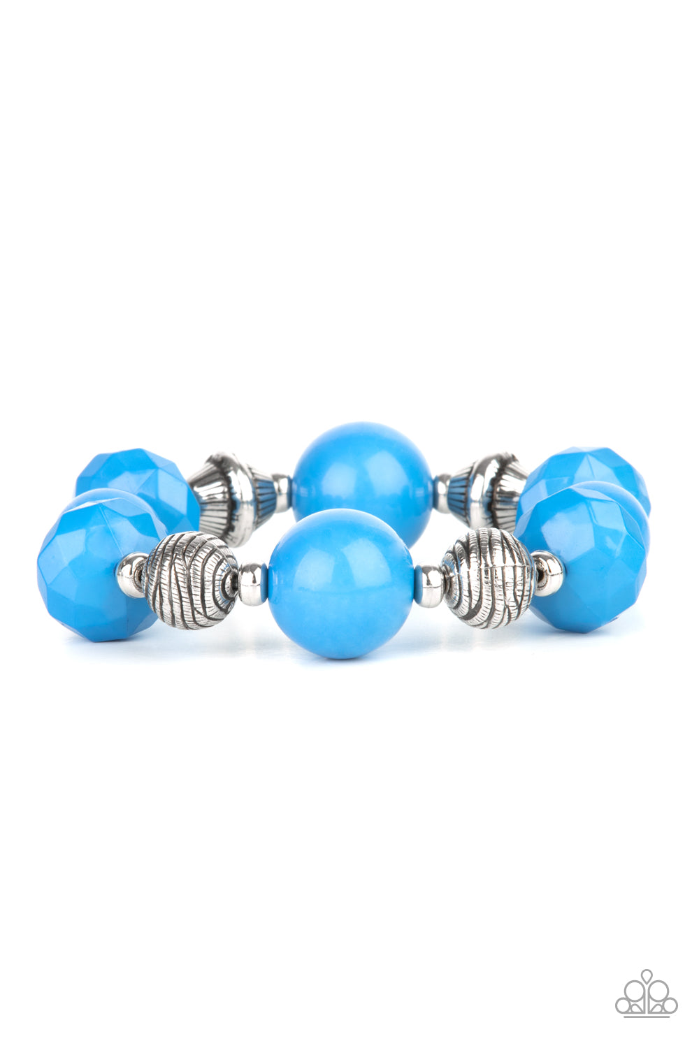 Paparazzi Day Trip Discovery - Blue Bracelet - Pusher P