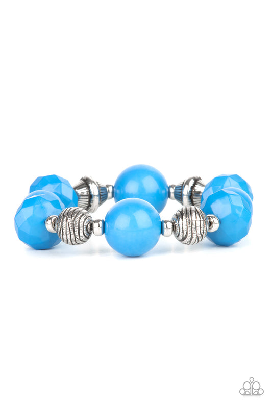 Paparazzi Day Trip Discovery - Blue Bracelet - Pusher P