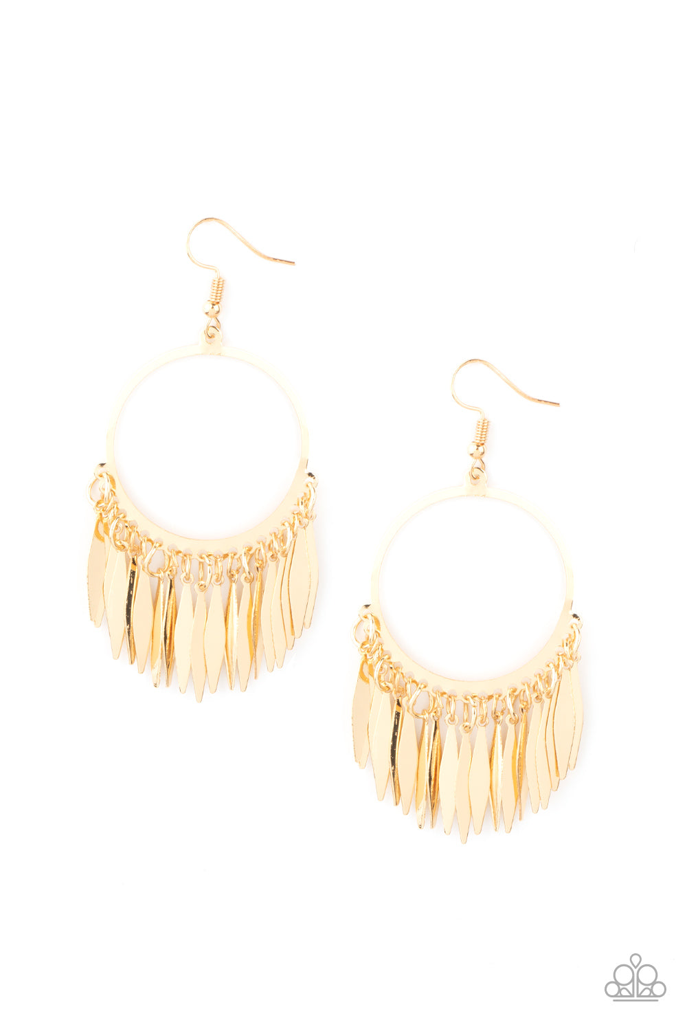 Paparazzi Radiant Chimes - Gold Earrings - Pusher P
