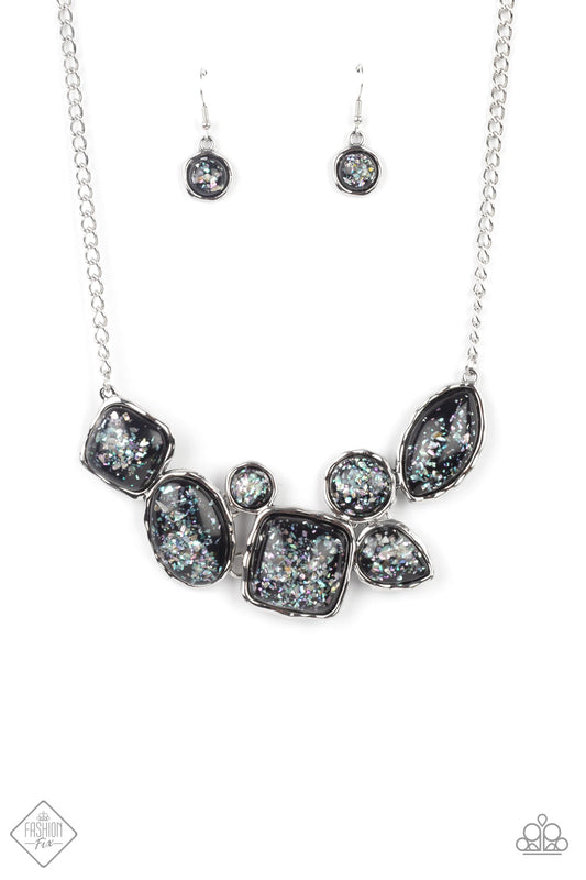 Paparazzi So Jelly - Black Fashion Fix Necklace - Pusher P