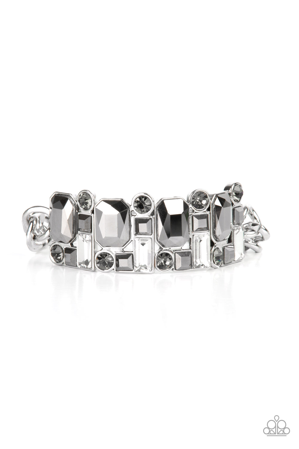 Paparazzi Urban Crest - Silver Bracelet - Pusher P