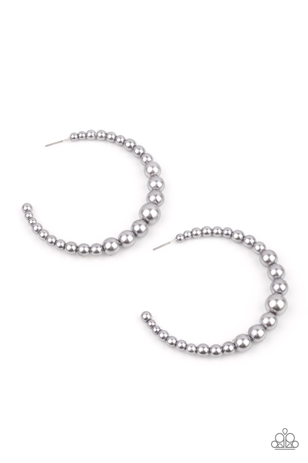 Paparazzi Glamour Graduate - Silver Earrings - Pusher P