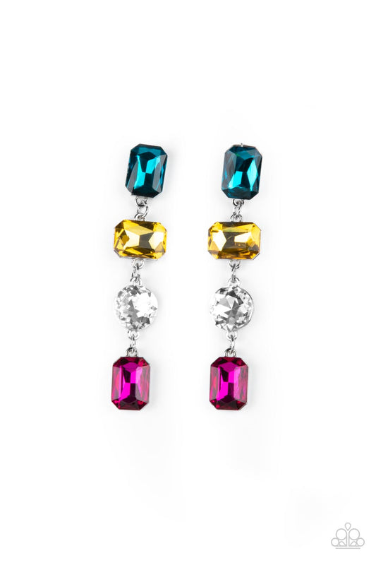 Paparazzi Cosmic Heiress - Multi Earrings - Pusher P