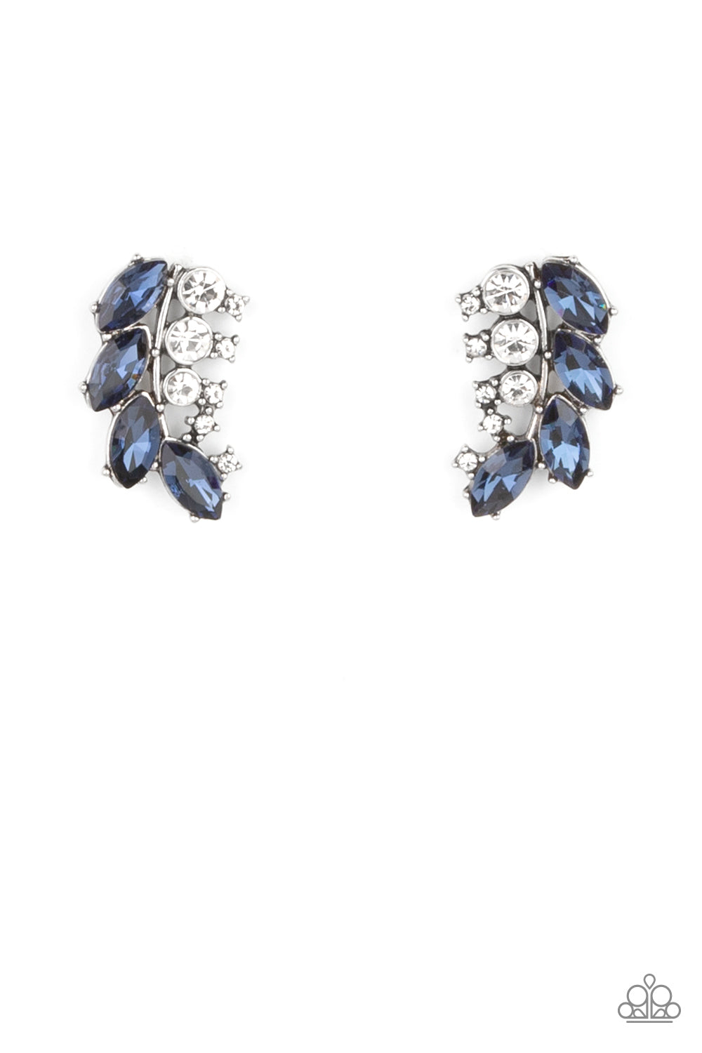 Paparazzi Flawless Fronds - Blue Earrings - Pusher P