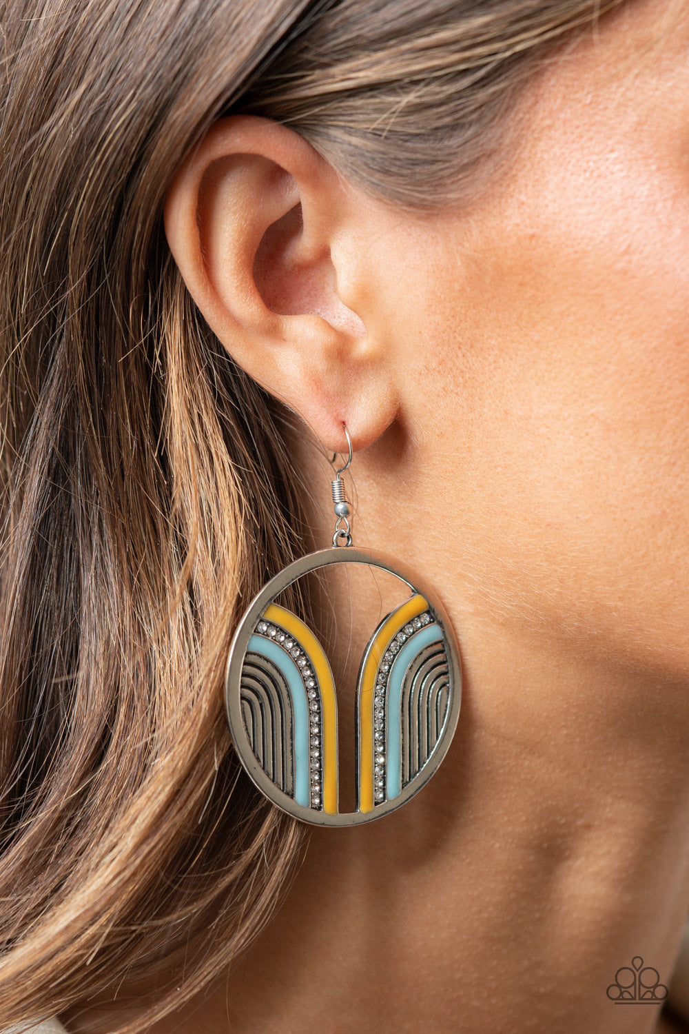 Paparazzi Delightfully Deco - Multi Earrings - Pusher P